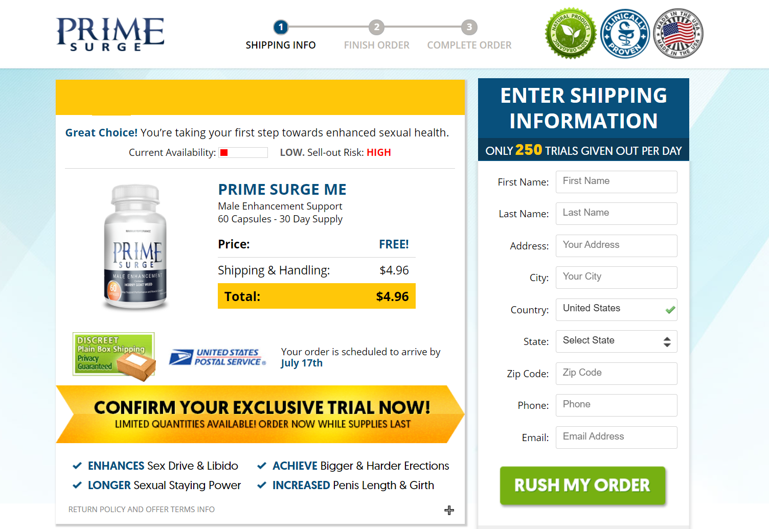 Prime Surge Reviews - #1 Male Enhacement Pills,Ingredients,Side Effects!