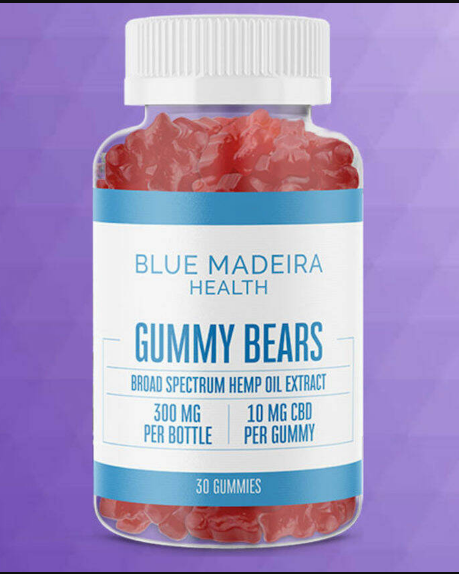 Blue Madeira CBD Gummies bottle