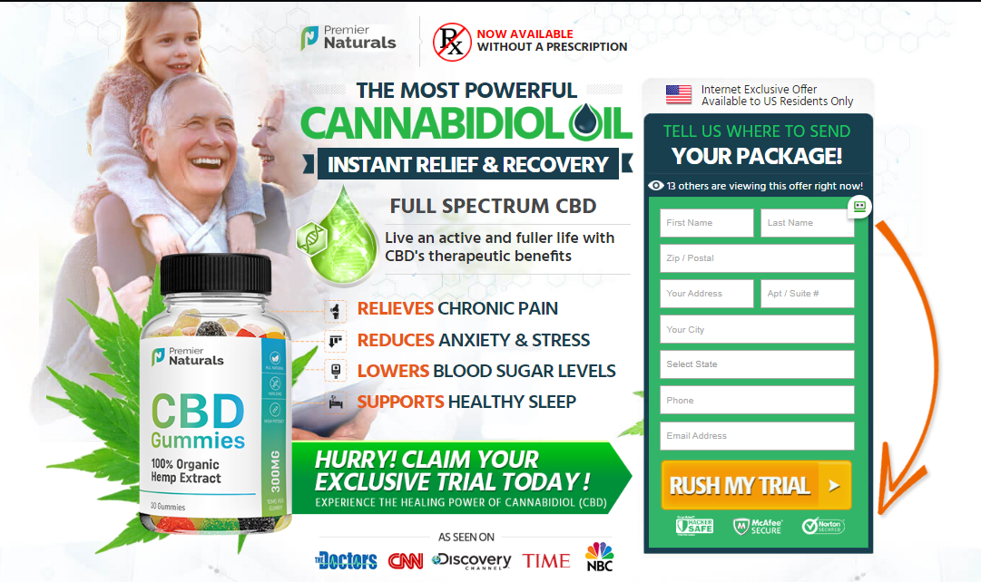 Premier Natural CBD Gummies buy now